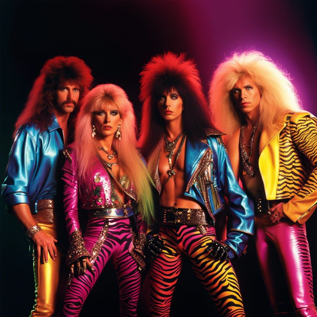 Eighties Hair Rock Band \m/