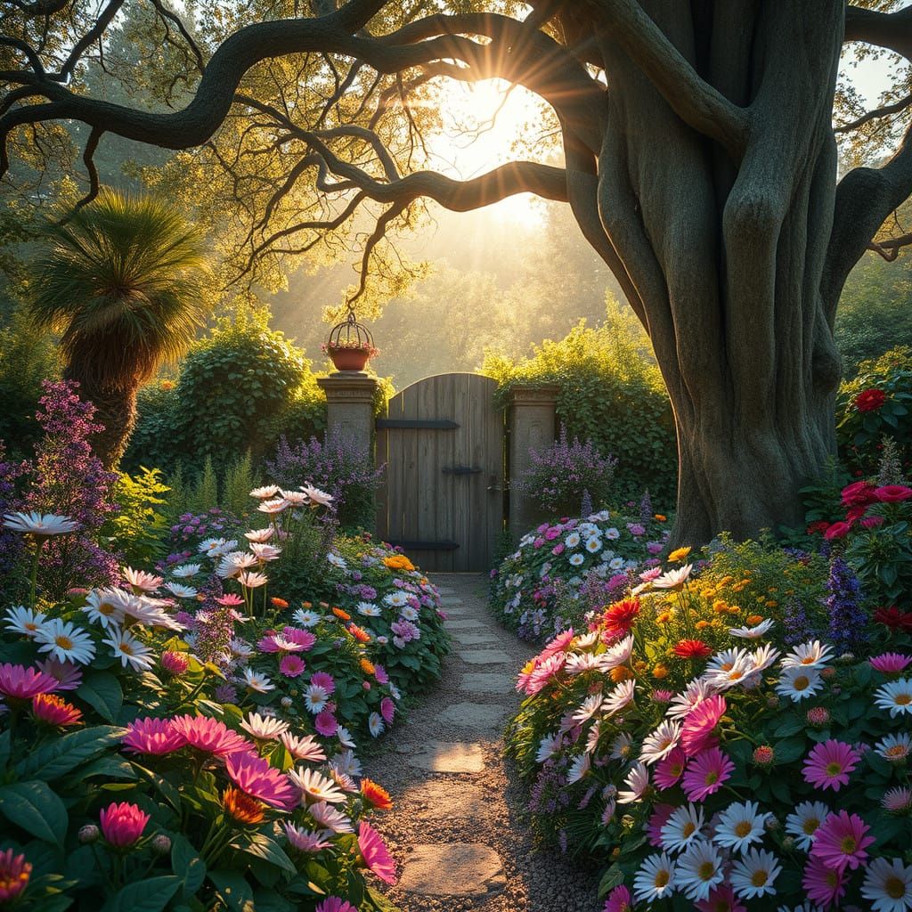 Romantic garden