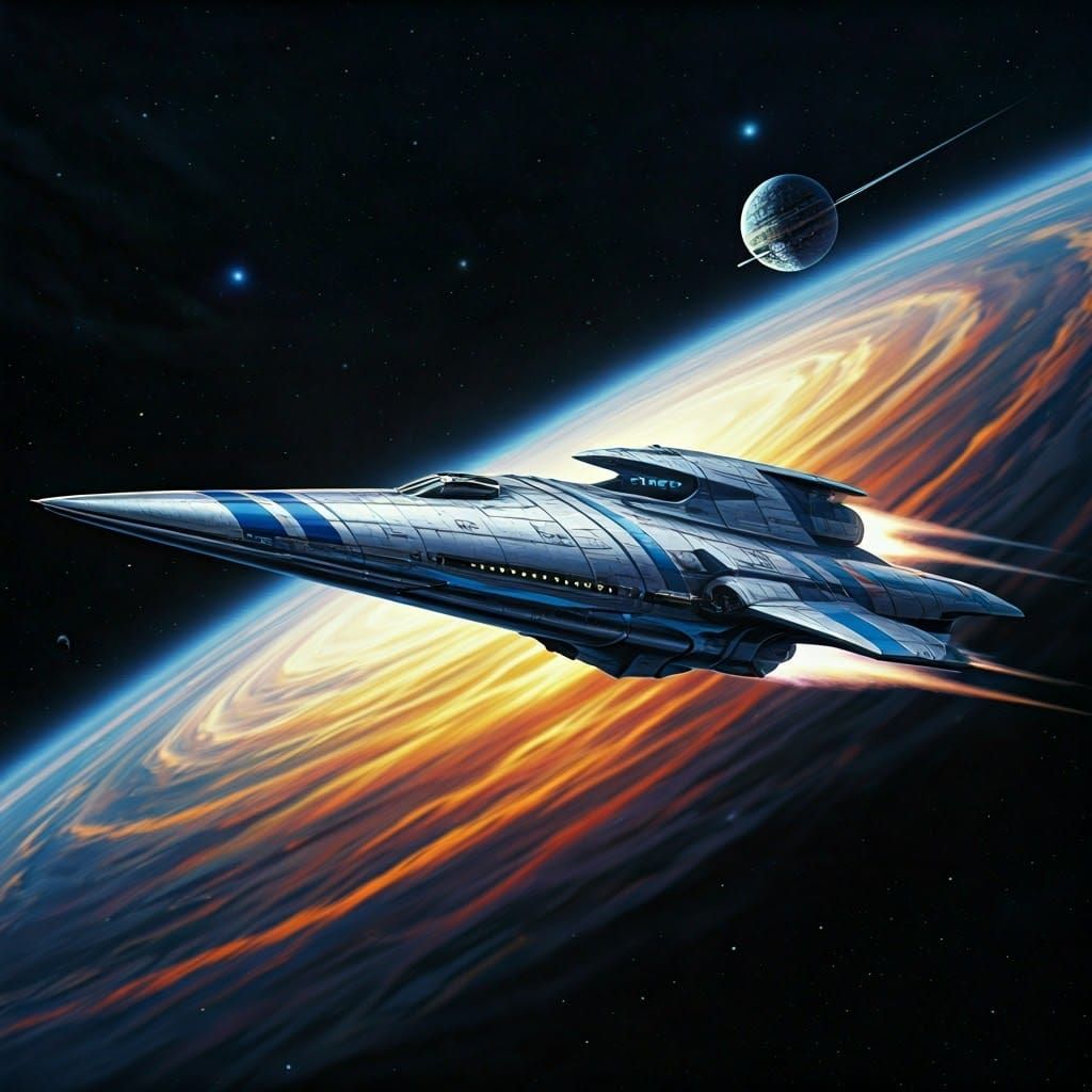 Streamlined Spacecraft in Hyperspace