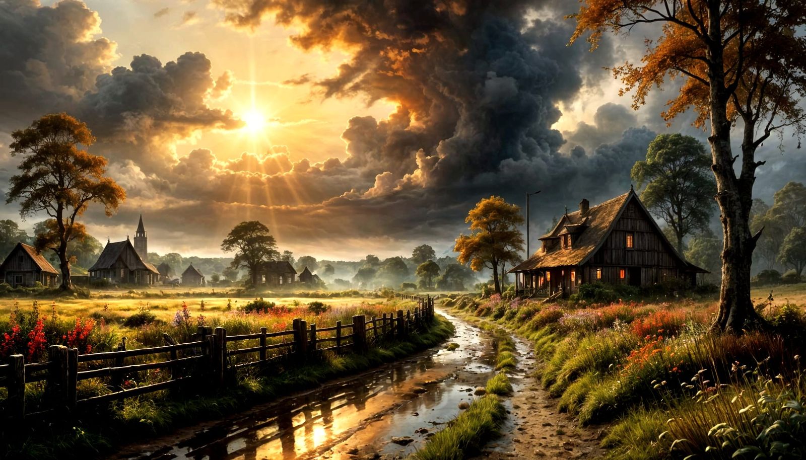 Countryside landscape