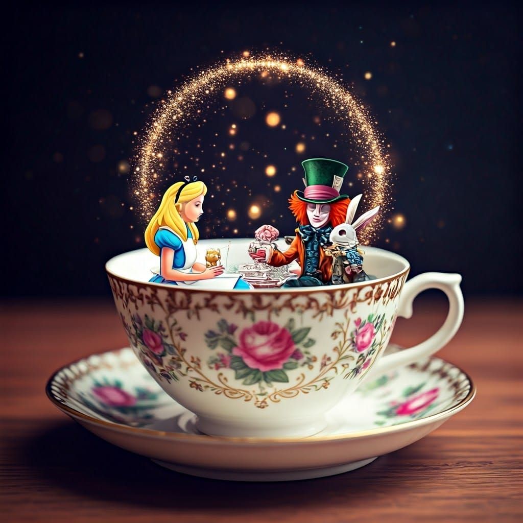 Whimsical Tea Party in Dreamscape Style