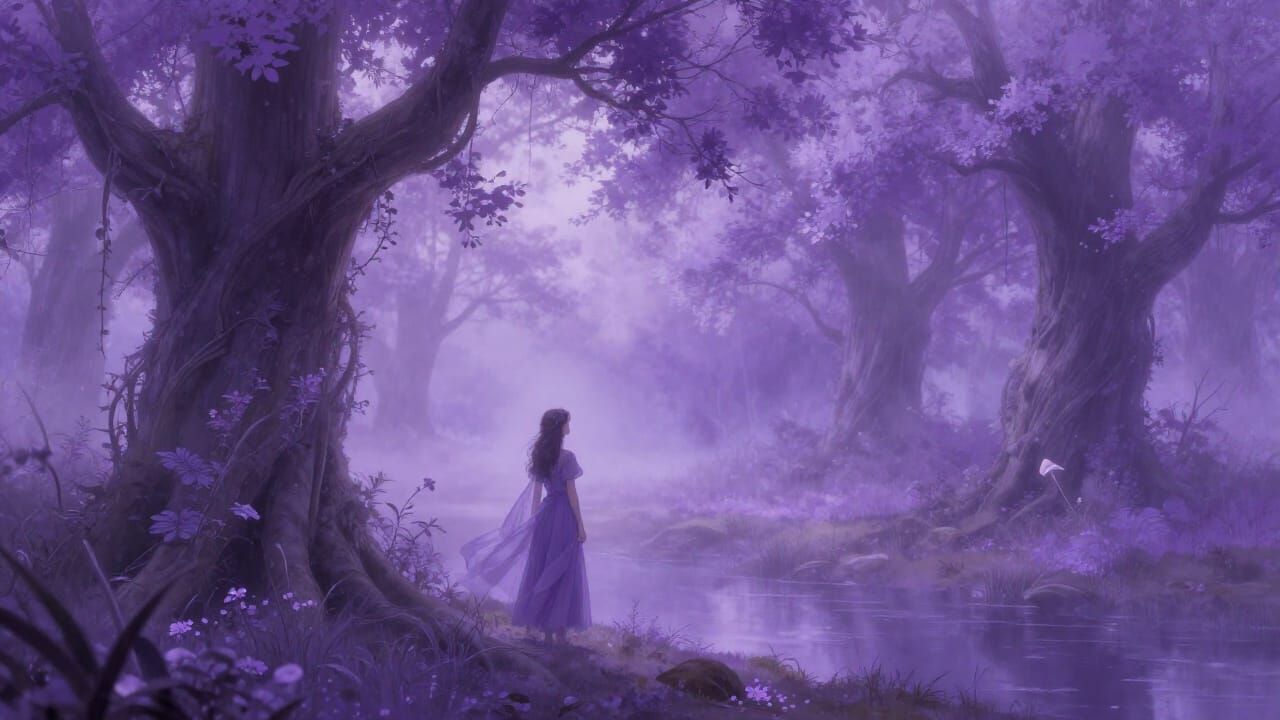 Ethereal Fantasy Mist in Violet Opulence