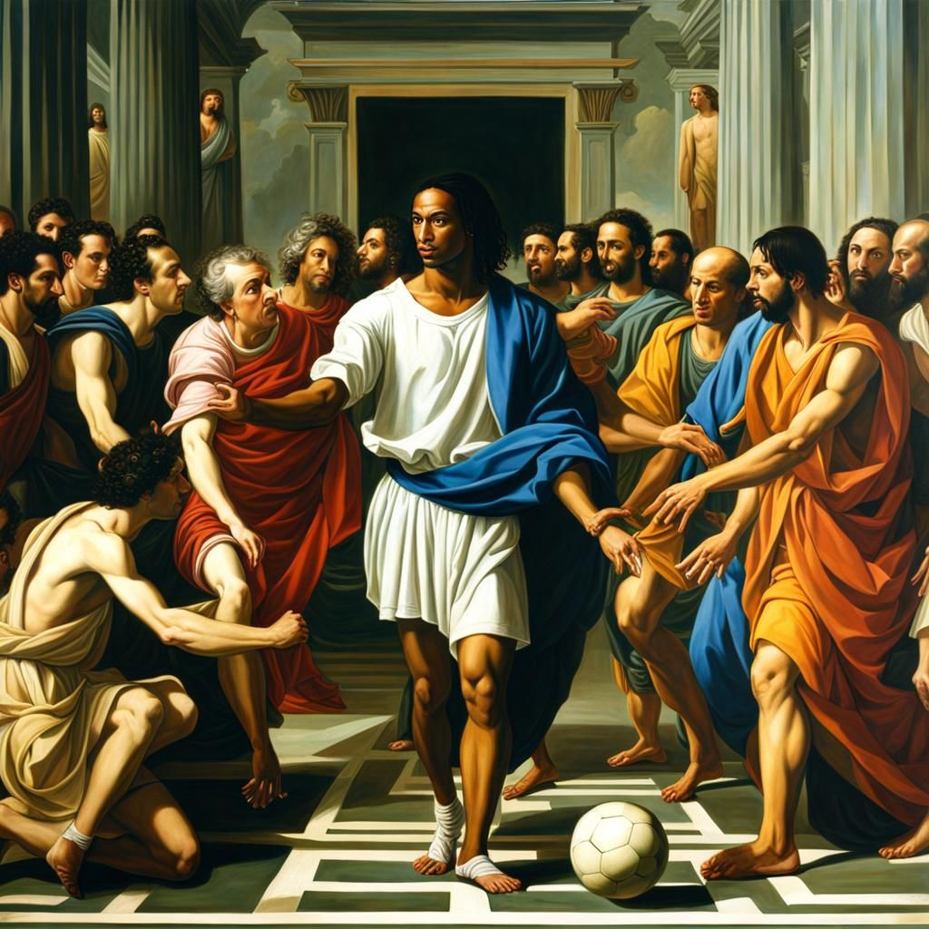 Ronaldinho, Zidane, and Philosophers Play Soccer