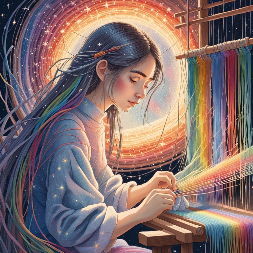 Weaving Dreams: Fantasy Art in Miyazaki Style