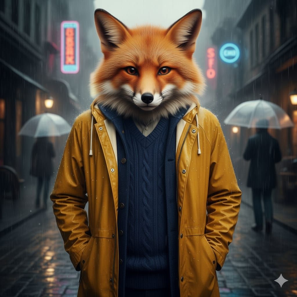 AI Generates a Fox Image