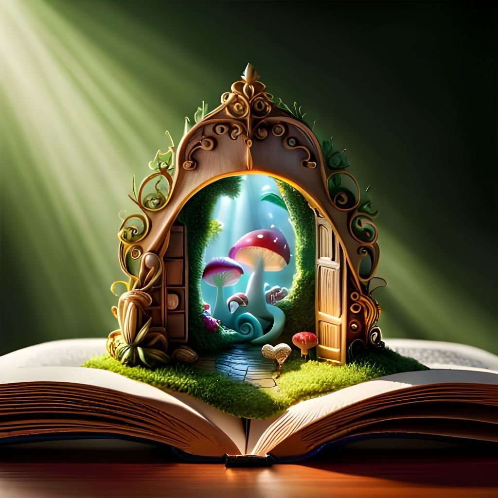 Magical Mushroom Wonderland in Miniature Scale