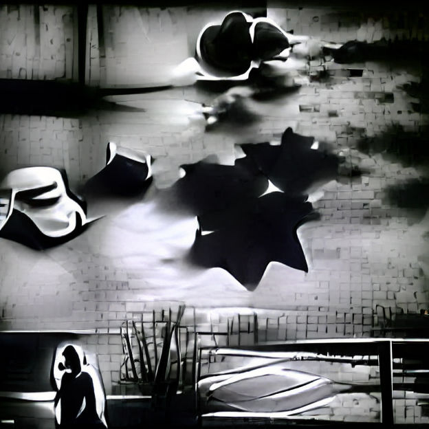 Eerie Star Jelly Film Noir Scene