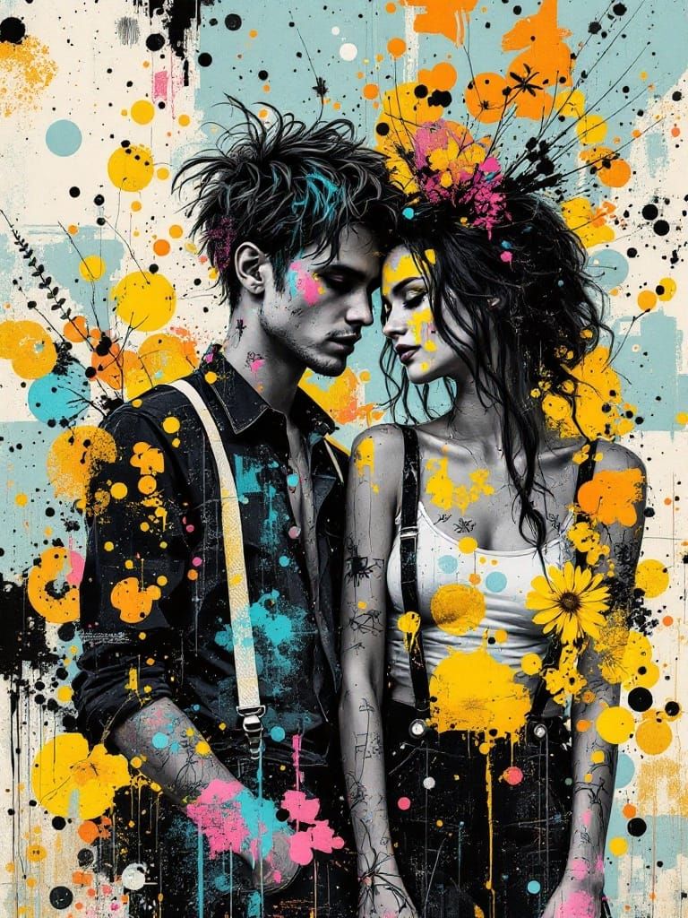 Raw Energy in a Fusion of Artistic Styles