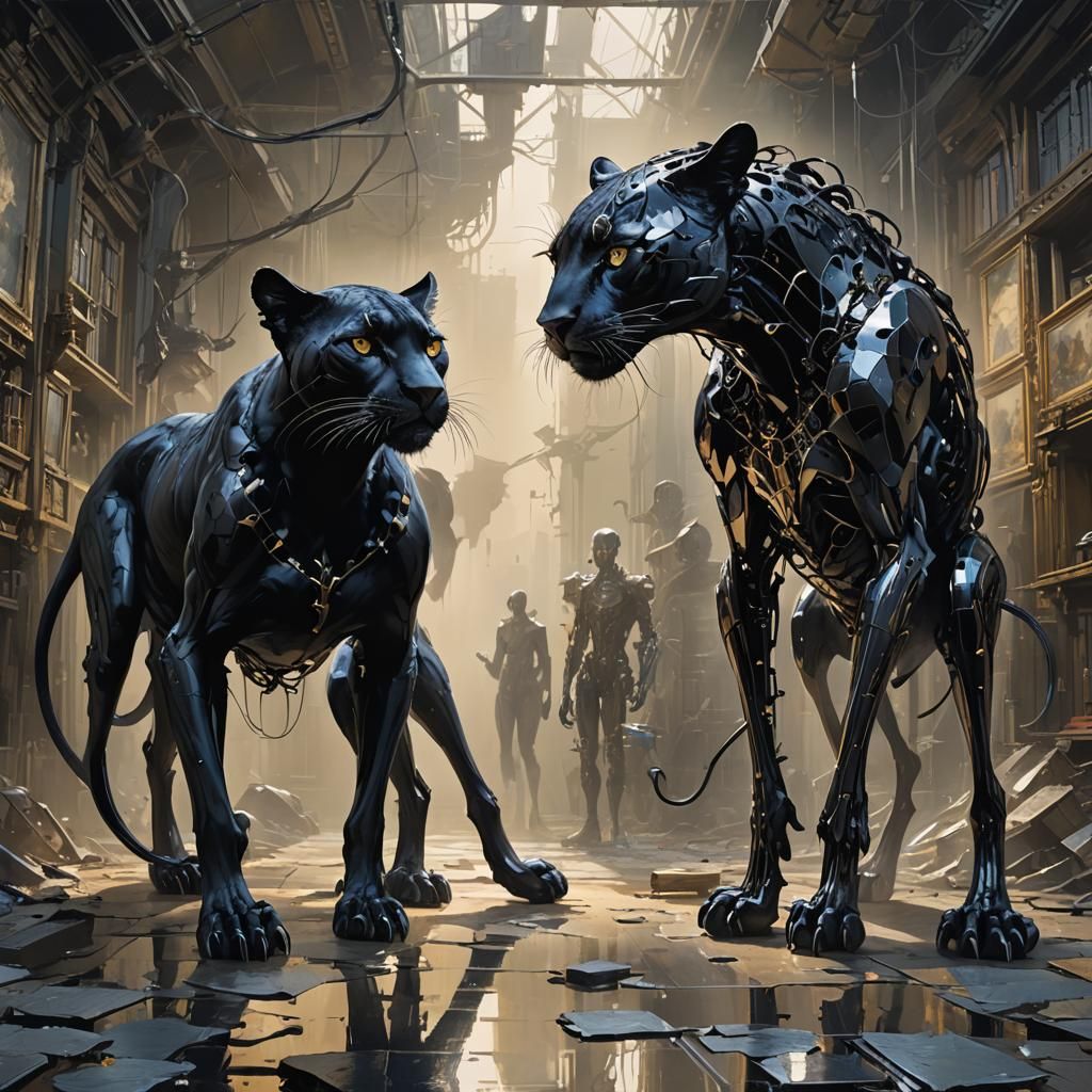 Distorted Unbalanced Reality, Wadim Kashin, Willem Haenraet, panther, Tim Burton