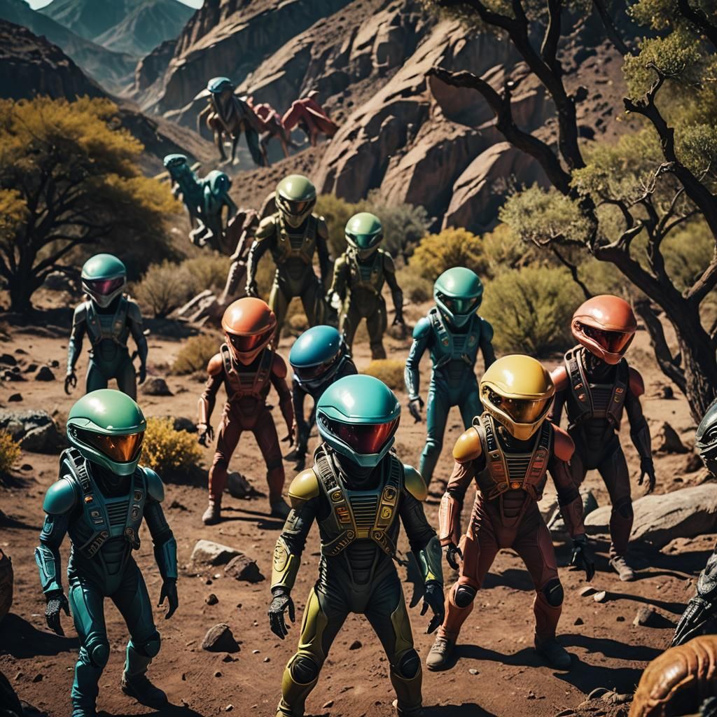 aliens invading the earth