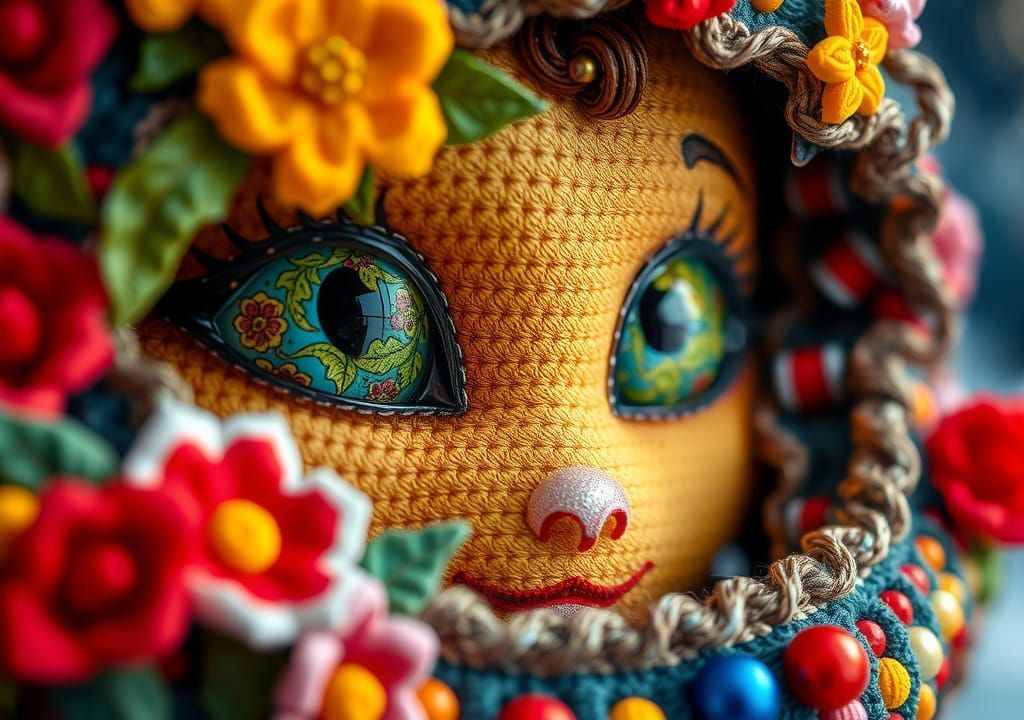 Klimt-Inspired Christmas Rainforest Scene