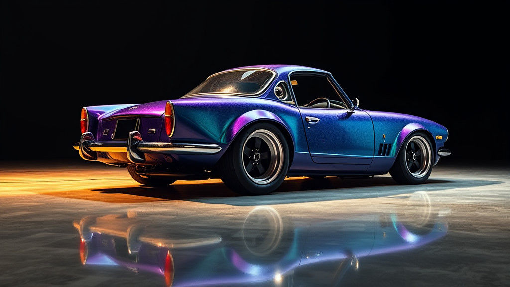 Custom 1960s Triumph Spitfire Drift Car in Studio