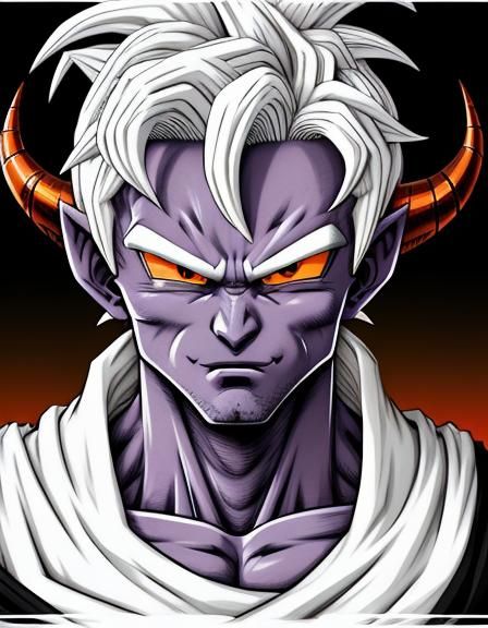 Dragon Ball Style Dragon Character with Ancient Clothing