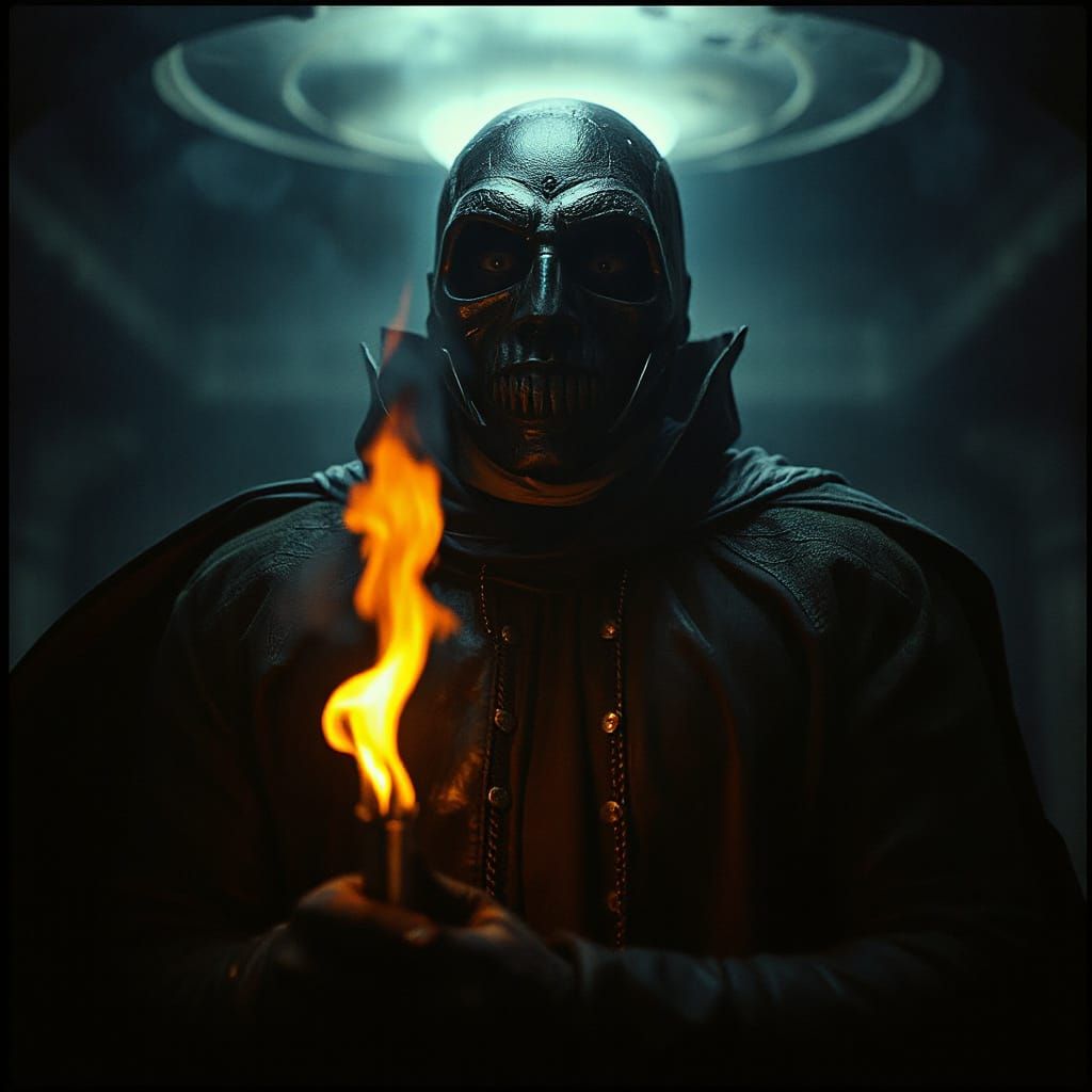 Dark Supervillain Hideout Cinematic Masterpiece