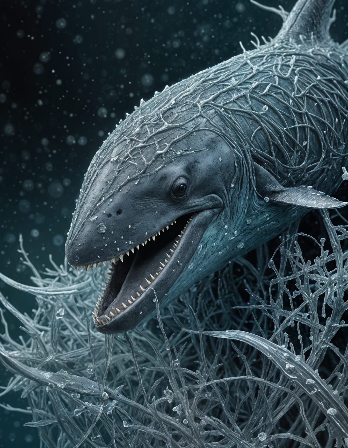 Mysterious Arctic Creature Emerges from Frozen Depths