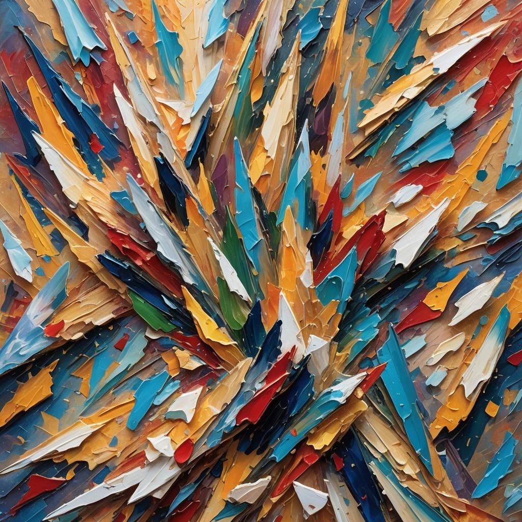 Divinity Shard in Neo-Impressionist Expressionist Style