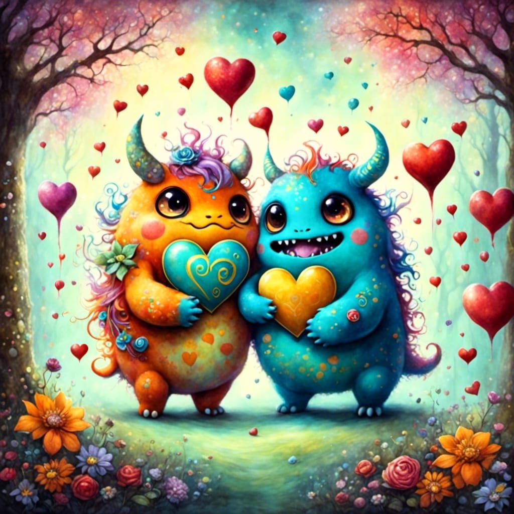 Hearts and Hugs: A Monster Love Story
