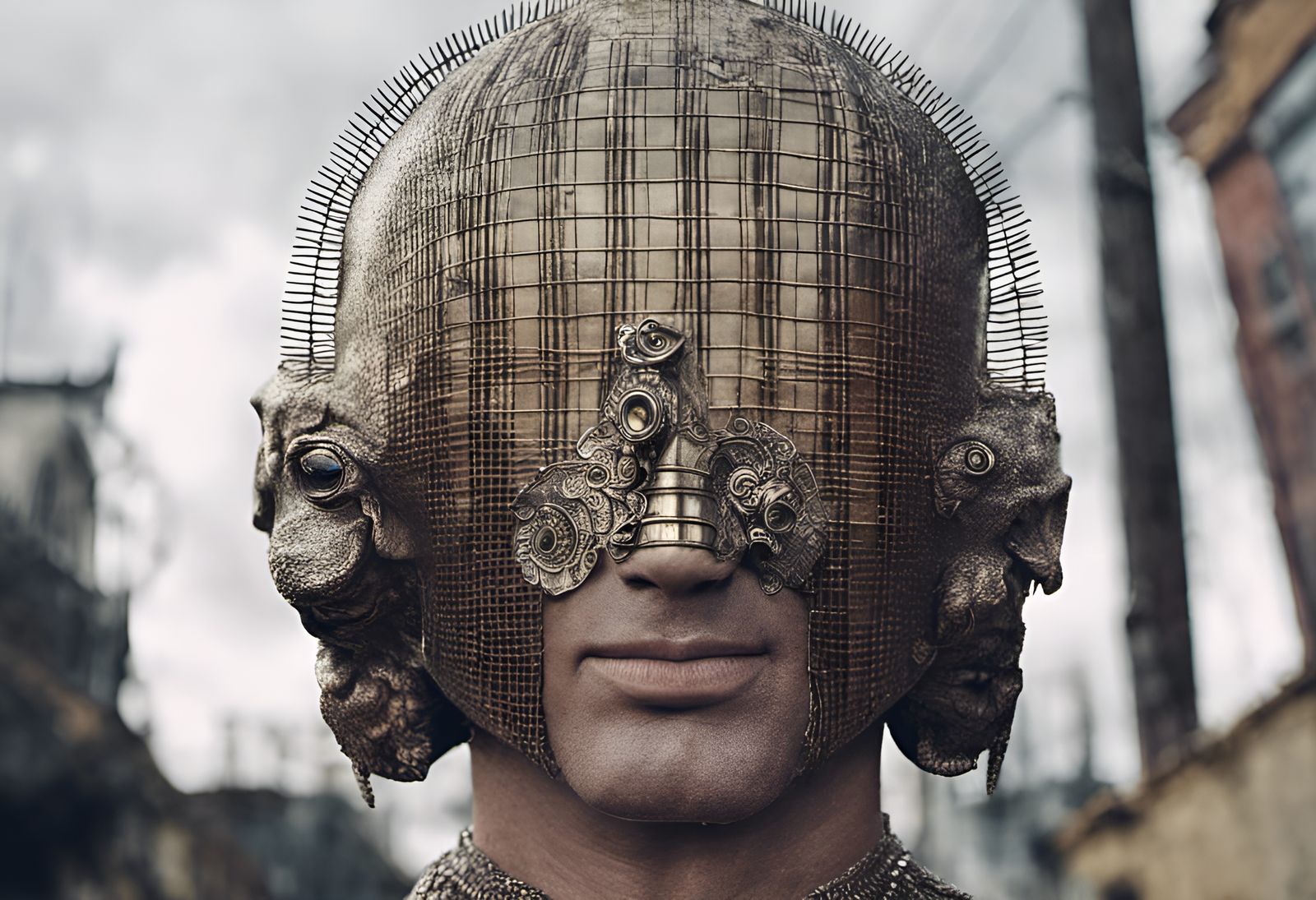 Bizarre Feast of Futuristic People in Hyperrealistic Detail