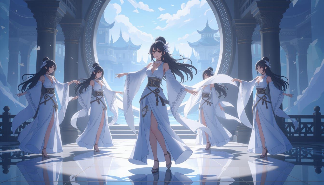 Anime Style Dance of the Seven Veils