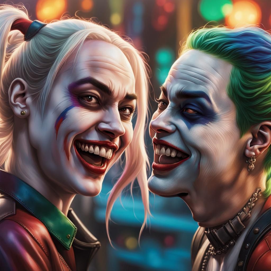 Suicide Squad Joker and Harley Quinn!!