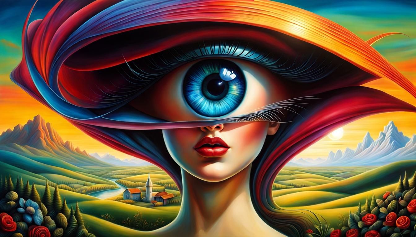 Surreal Dreamscape in Visionary Style