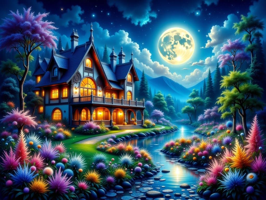 A beautiful night under the moon 7