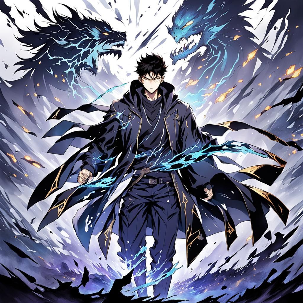 Solo Leveling: Sung Jin Woo in Anime Style