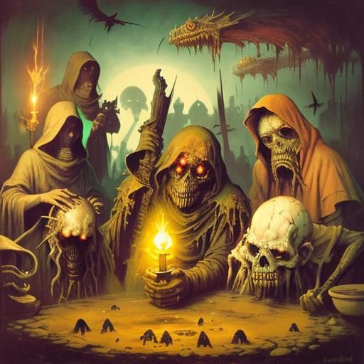 Dark Fantasy: Sewage Unleashed on Lepers in Gothic Setting