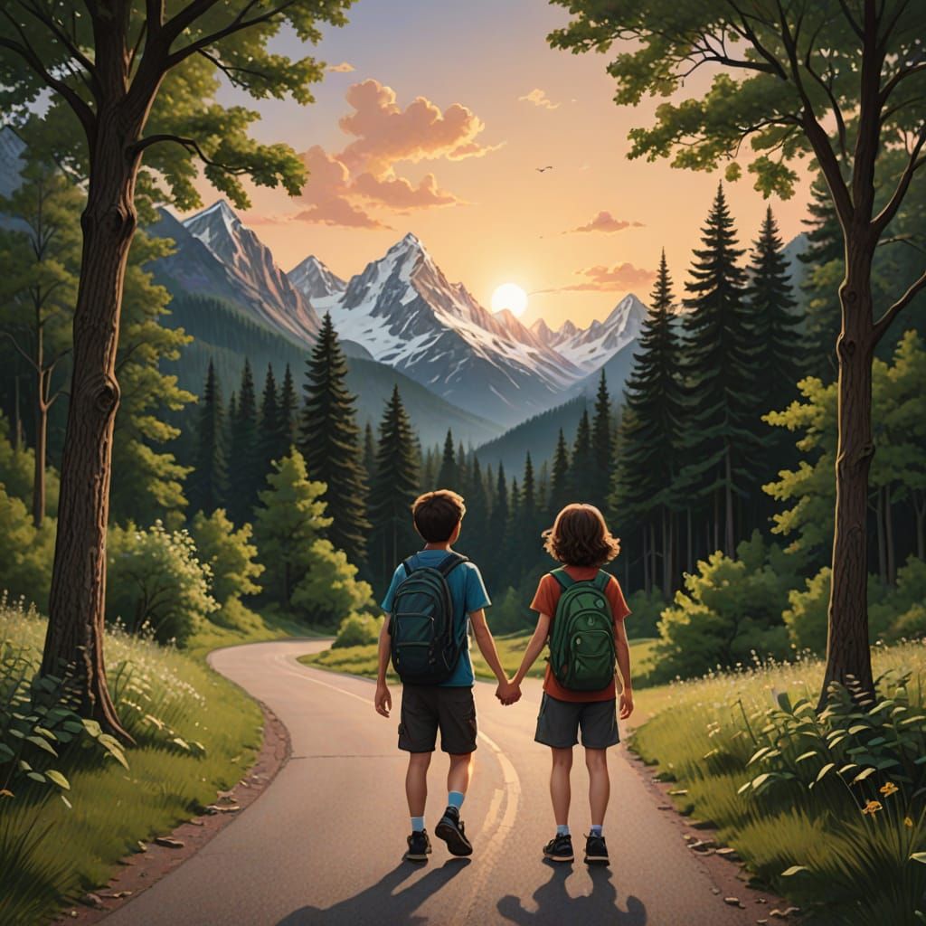 Abstract Visual Transition Art