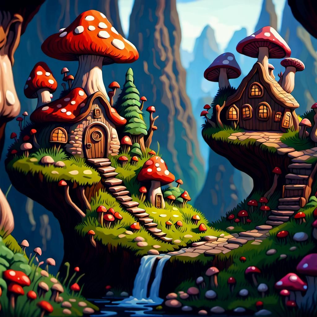 Mushroom Elf Village