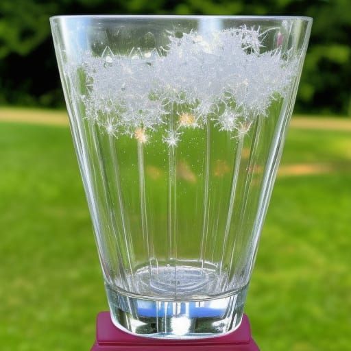 Sparkling Ice Cycles and Glass Checkers