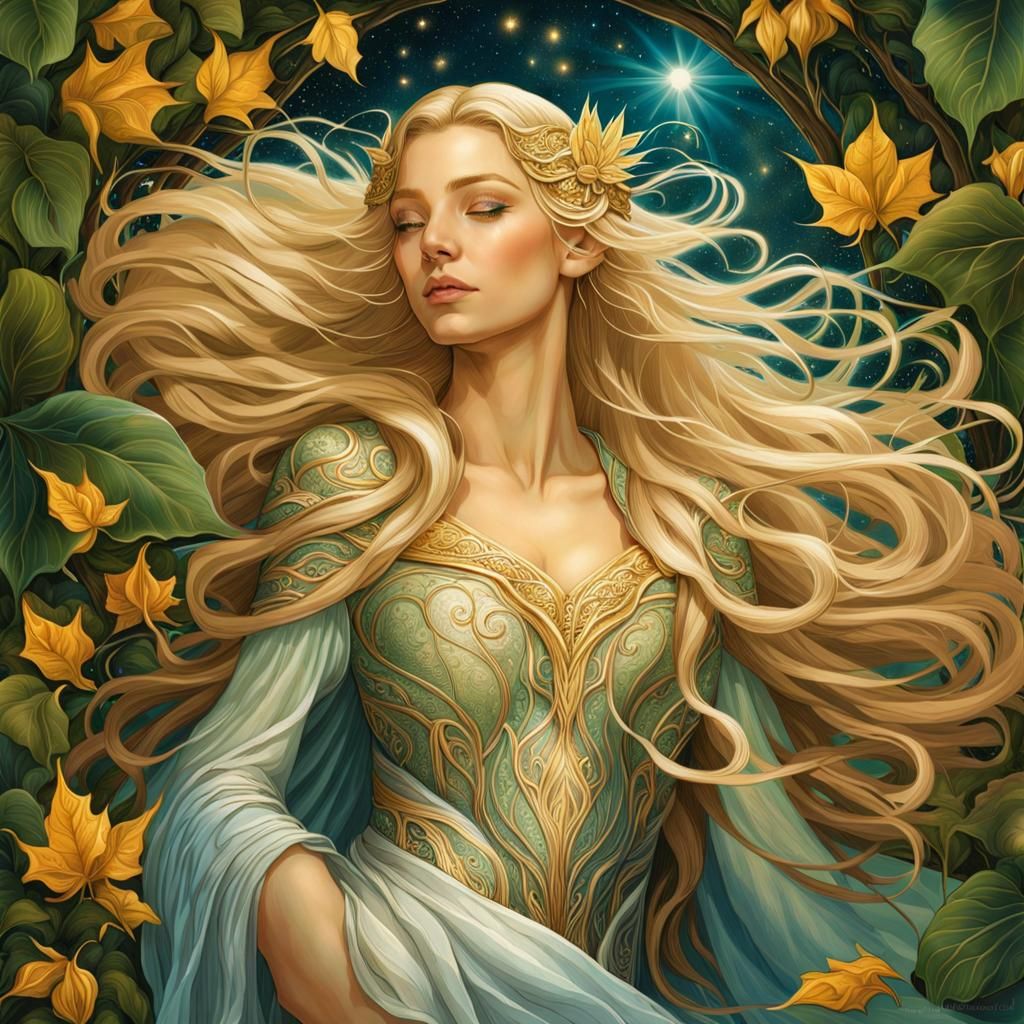 Galadriel in Magical Elven Dreamscape