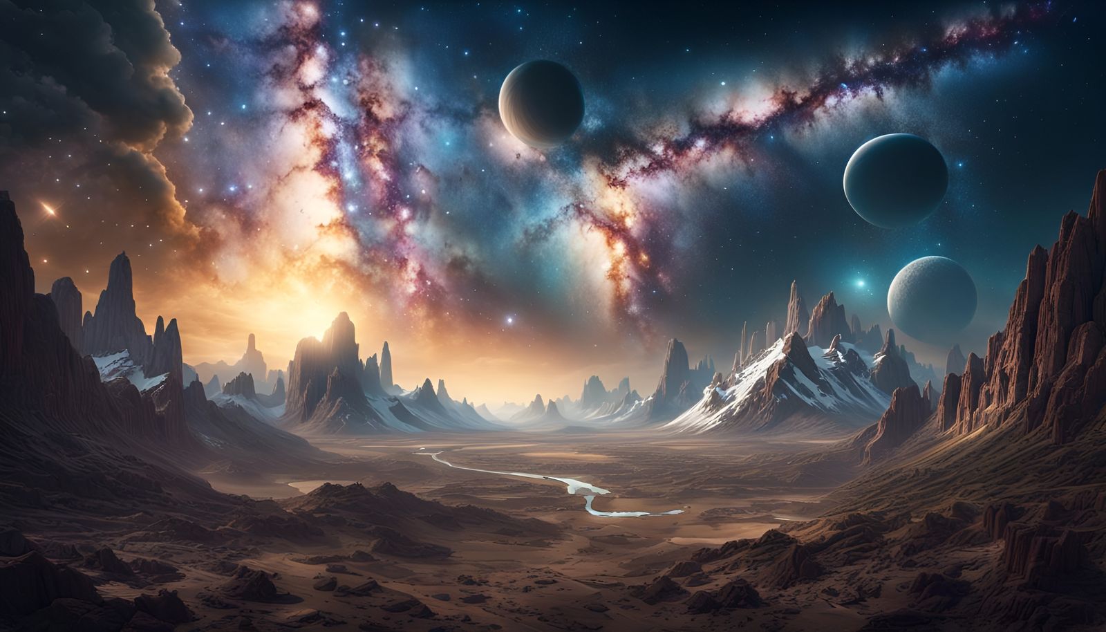 Space scene
