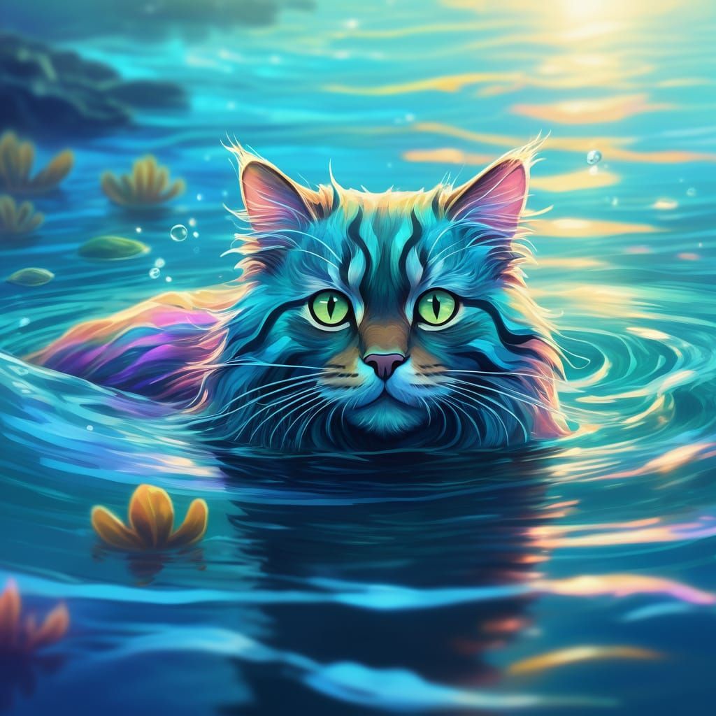 Water cat