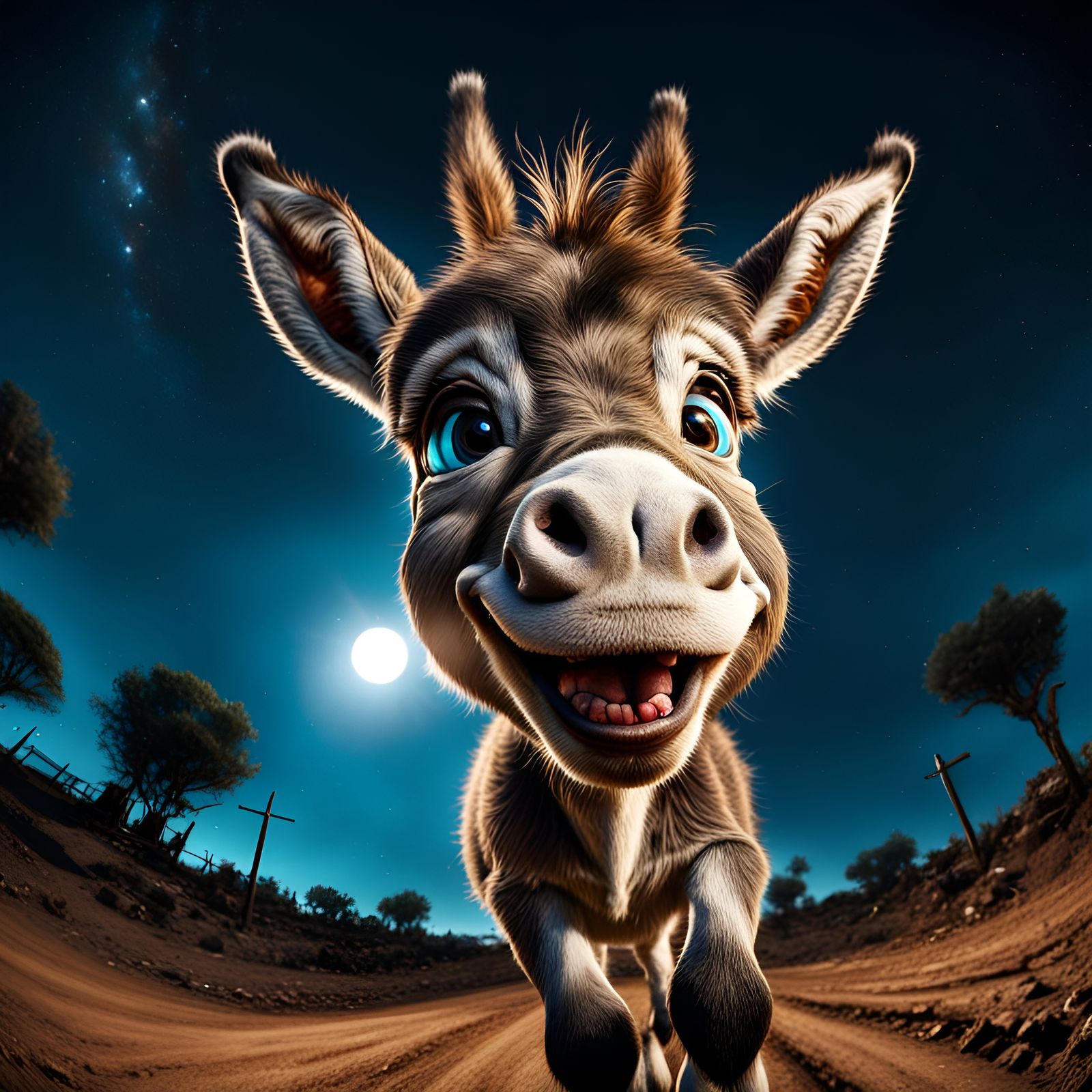 Donky’s favorite joke: What's the hardest key to turn? A donkey!