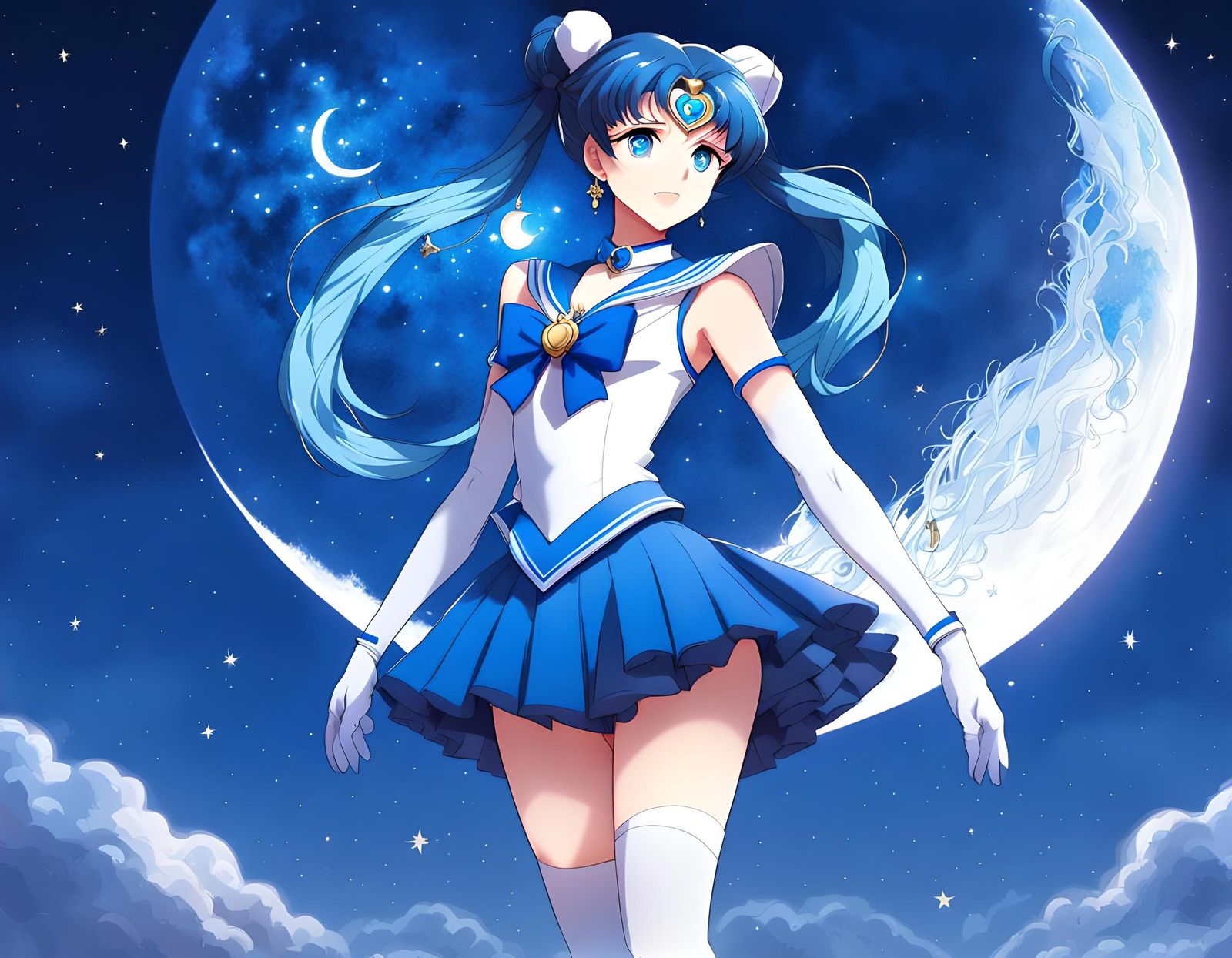 Super Sailor Moon in Denim, Ultra Photorealism