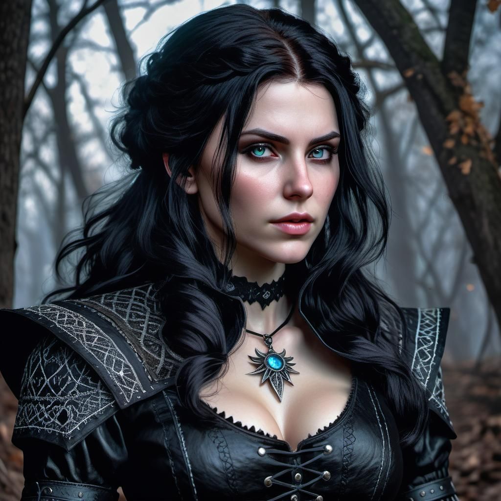 Yennefer of Vengerberg: Enchanting Sorceress Portrait
