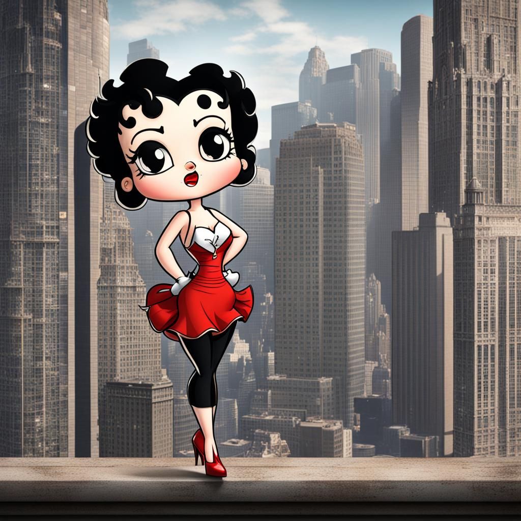 Betty Boop Cartoon Character