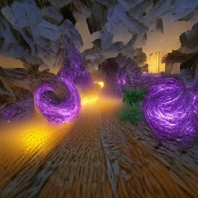 Abstract Twisting Nether: A Surreal Landscape