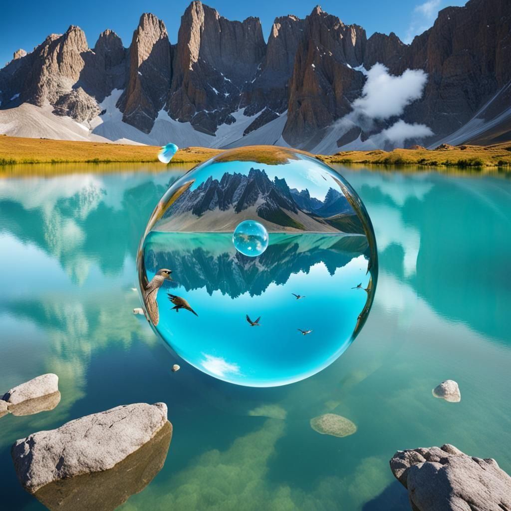 Sad Bubbles Repeated Many Times