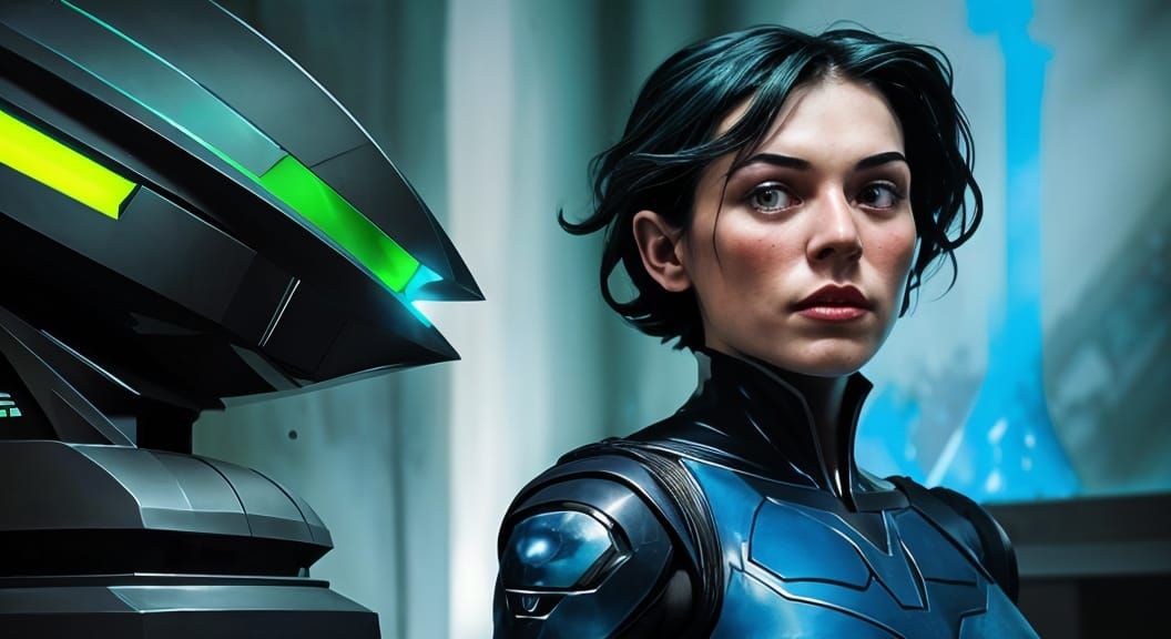 Dystopian War Hero Embarks on a Gritty Mission in a Cyberpun...