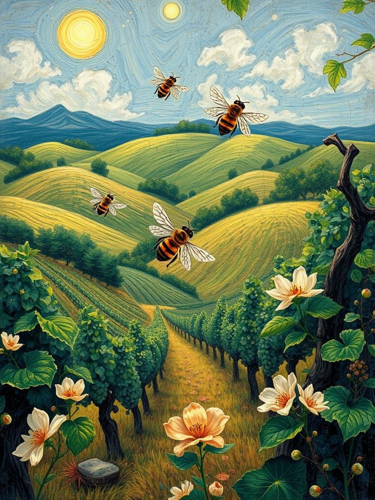 Van Gogh's Vineyard.