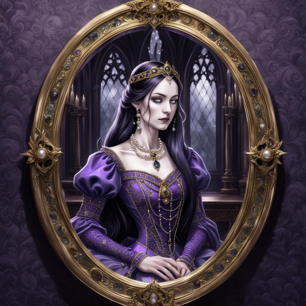 Portrait of a gothic princess