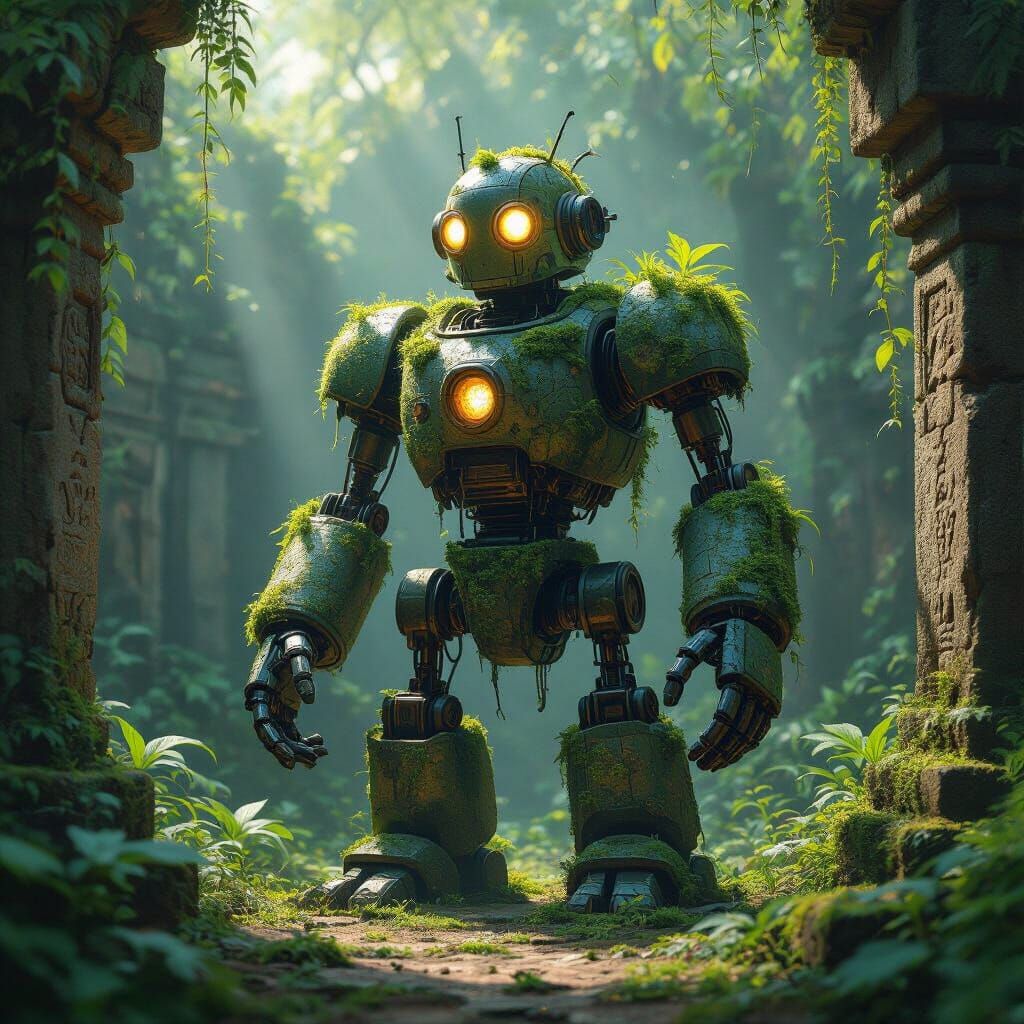 Moss-Covered Automaton in Jungle Temple