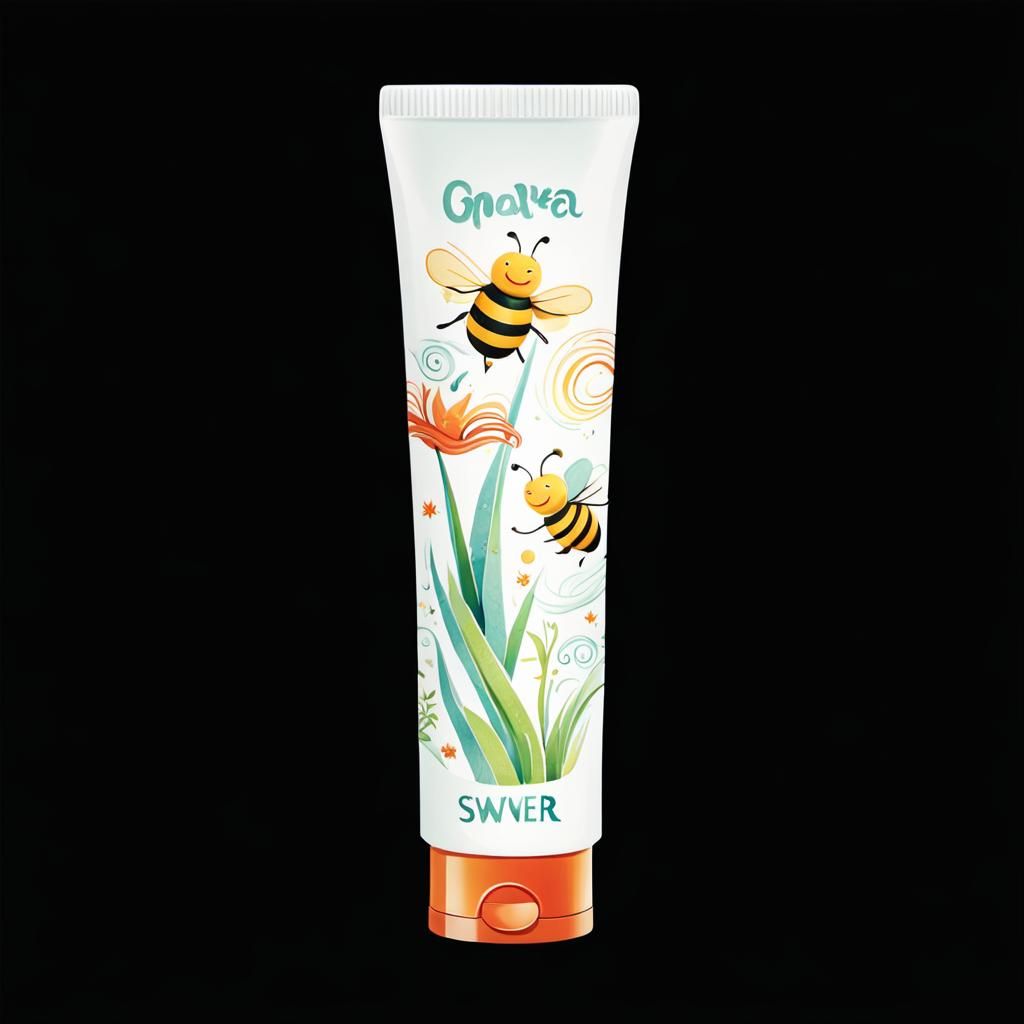 Joyful Celebration with Toothpaste, Children, and Nature