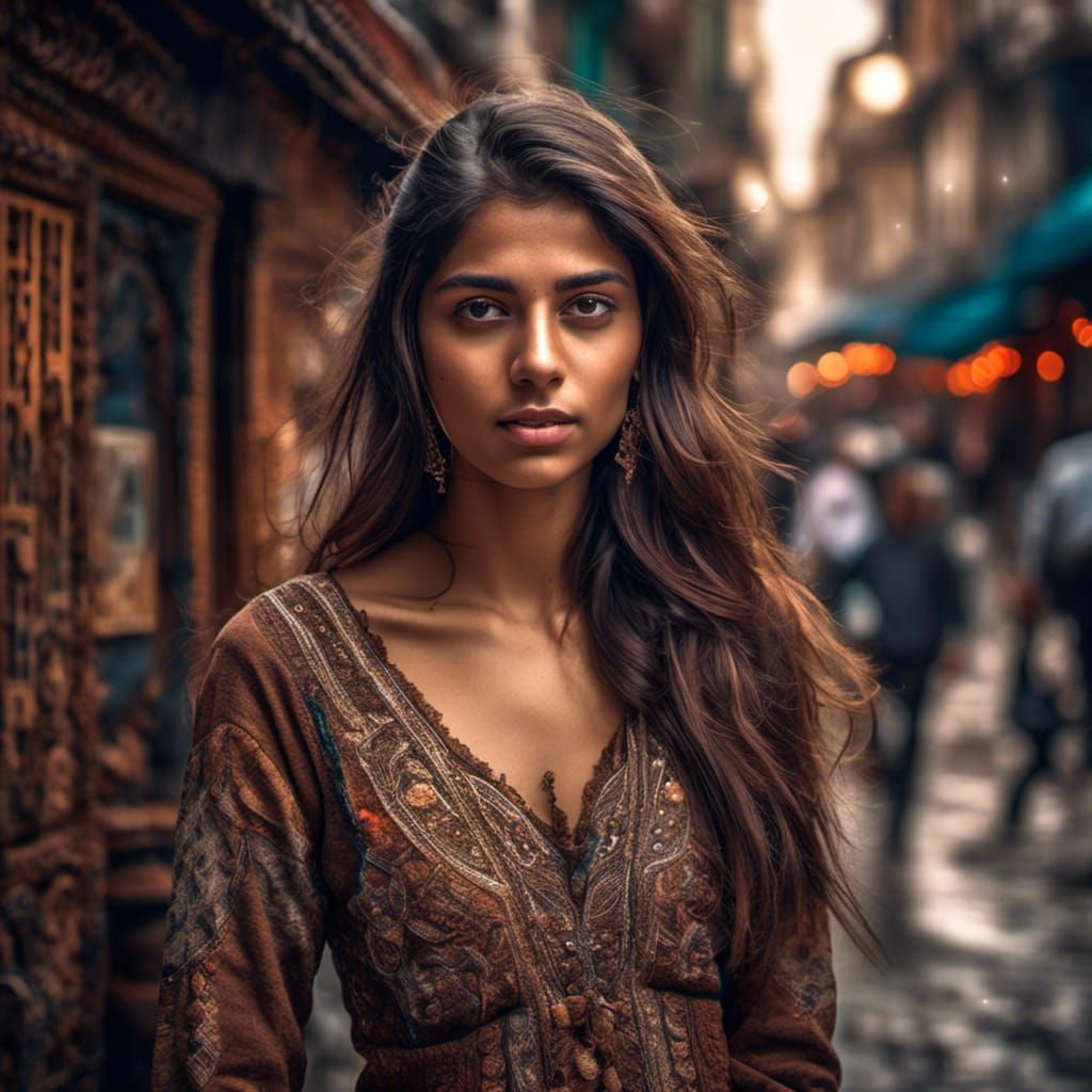 Beautiful Hindi girl