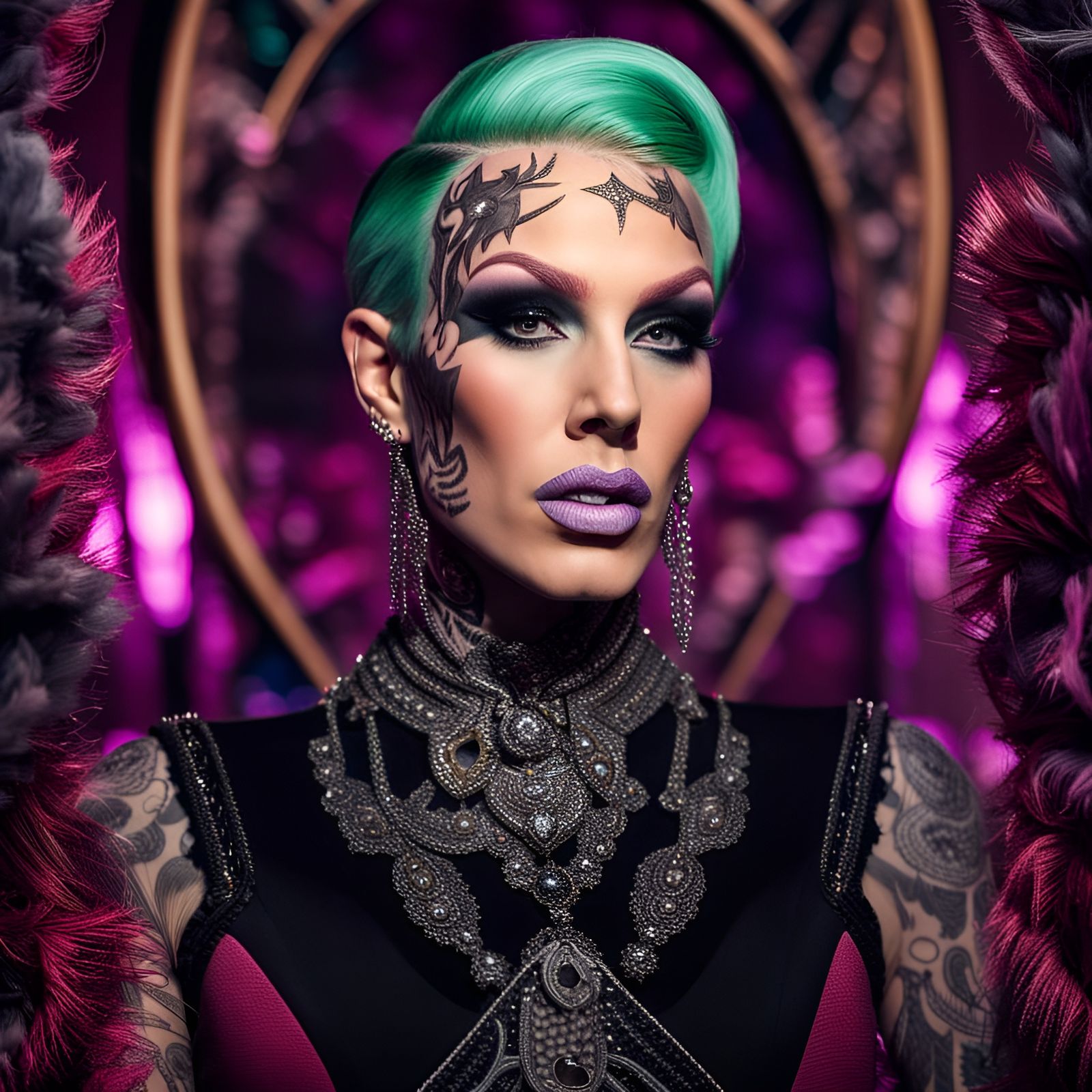 Hyperrealistic Portrait of an Internet Personality