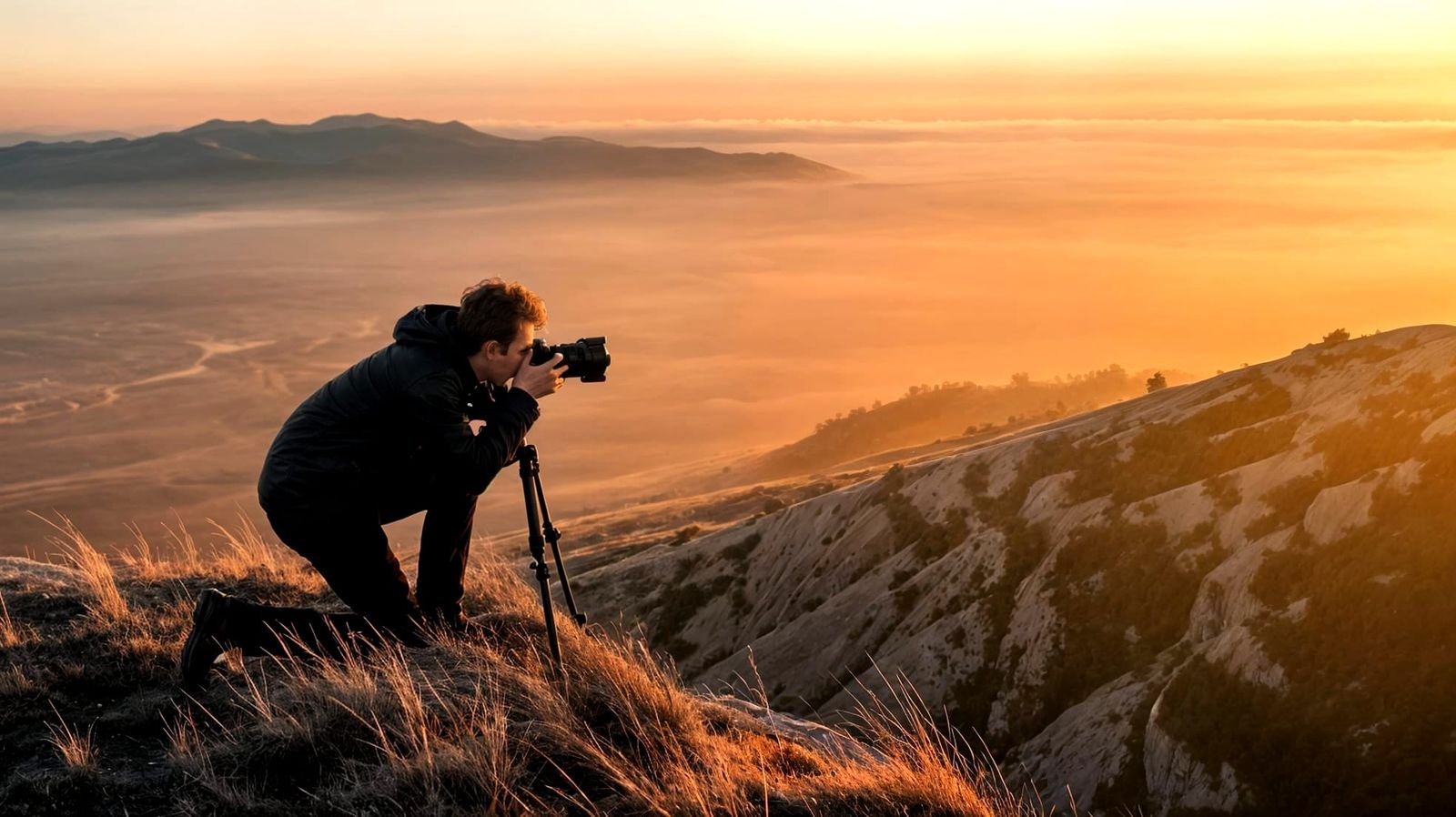 Dawn Photographer Captures Mountain Vista in HDR
