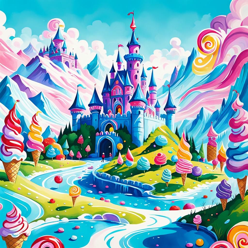 Ice Cream Castles in a Candyland Wonderland