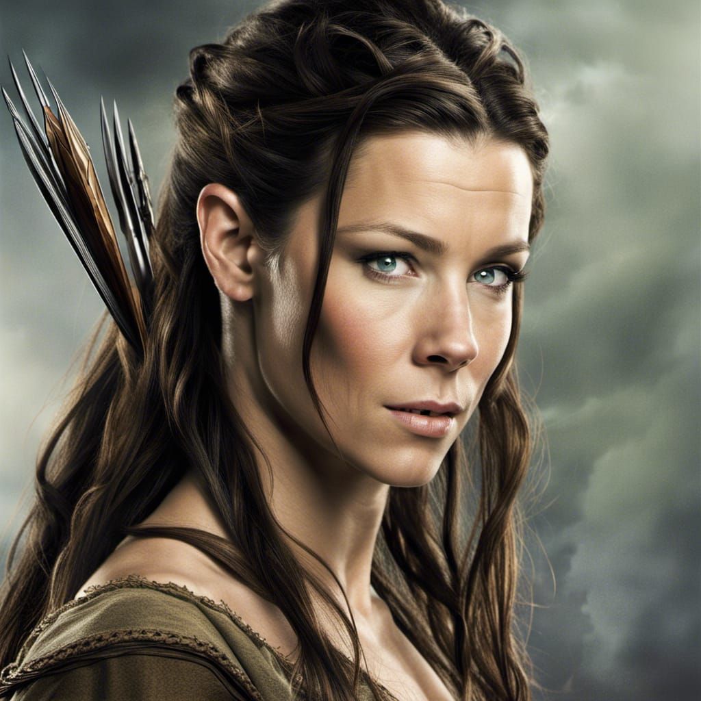 Evangeline Lilly as Tauriel: Lord of the Rings Elf